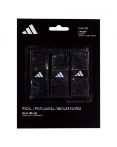 Adidas Tacky Padel Overgrip Micro Perforated (3 Pack) Black White Pink Orange Yellow