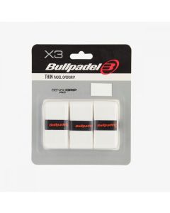 Bullpadel GB-1603 White Padel Overgrips (3 Pack)