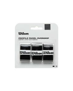 Wilson Profile Black Padel Overgrip (3 Pack)