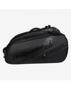 Paletero Bullpadel Casual Negro Black Unisex Tas Padel Besar Muat 4 Raket Desain Urban Premium Hitam