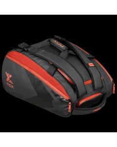 Nox Luxury Open Series Black Red Padel Bag | Tas Padel Thermal Premium