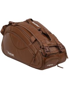 Nox Pro Series Racket Bag Brown Camel | Padel Bag | Tas Padel Thermal Premium | Padelova