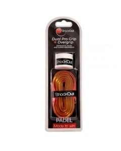 Shockout Dual Pro Grip Red Yellow Padel Overgrip Anti Vibration