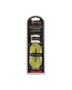 Shockout Dual Pro Grip White Yellow Padel Overgrip Anti Vibration