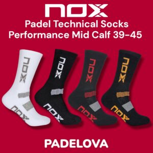 NOX Technical Crew Socks Kaos Kaki Padel Pria 39 Sampai 45 1 Pasang