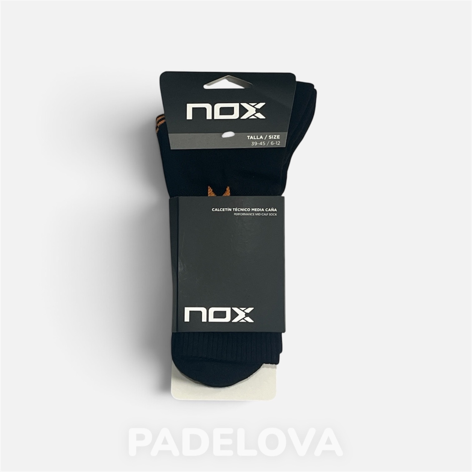 NOX Technical Crew Socks Kaos Kaki Padel Pria 39 Sampai 45 1 Pasang - Gambar 7
