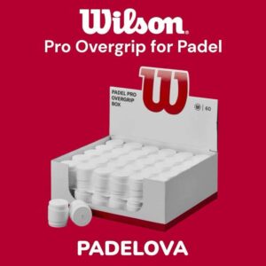 WILSON Pro Smooth Padel Overgrip Original Anti Slip Penyerap Keringat Putih White 1 Pc