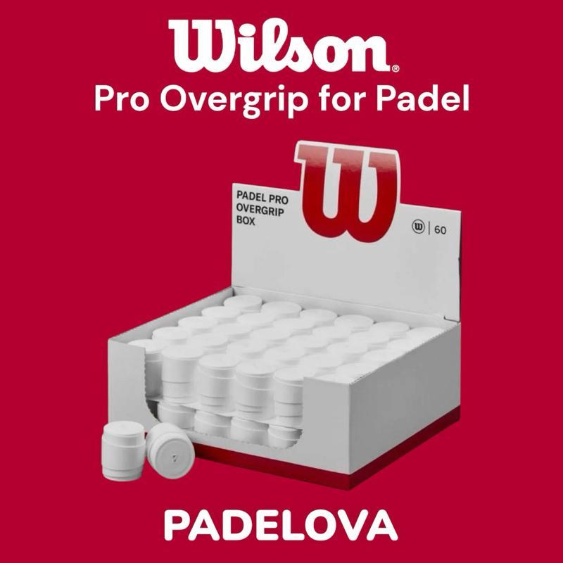 WILSON Pro Smooth Padel Overgrip Original Anti Slip Penyerap Keringat Putih White 1 Pc