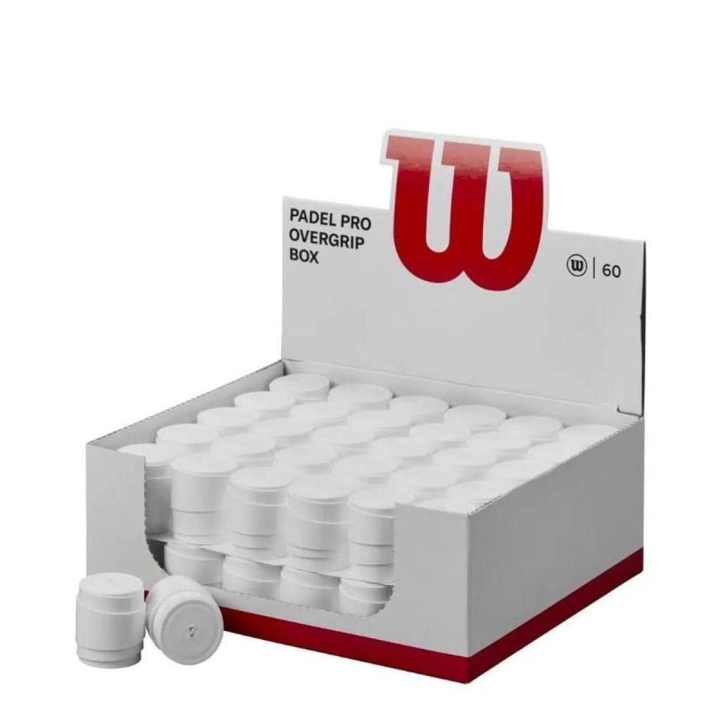 WILSON Pro Smooth Padel Overgrip Original Anti Slip Penyerap Keringat Putih White 1 Pc - Gambar 2