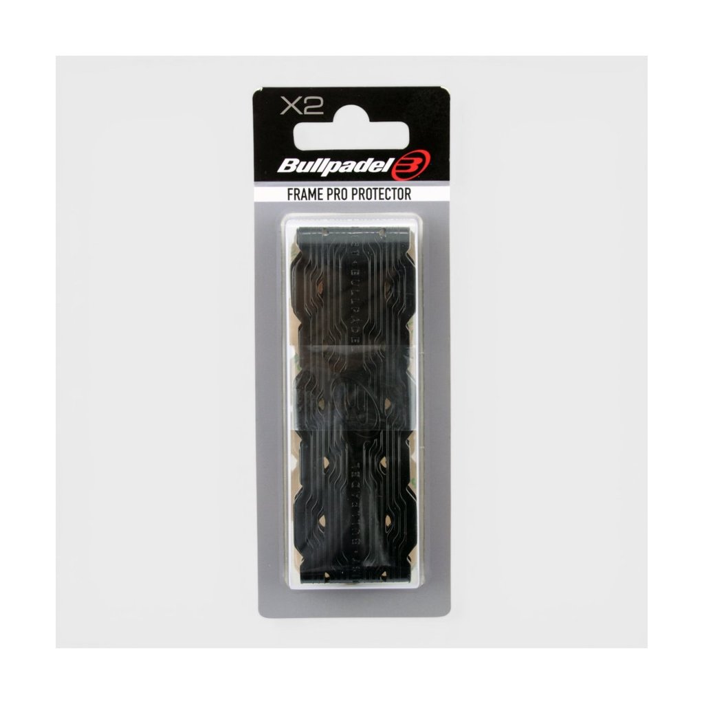 Bullpadel Frame Pro Protector Raket Padel Anti Dent Anti Gores - Transparan Black Original isi 2 pcs pack - Gambar 2
