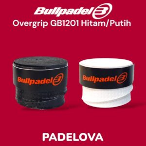 [ECERAN] Bullpadel GB1201 HAC Overgrip Micro Proferated Padel Tenis Original Anti Slip Penyerap Keringat Hitam Putih