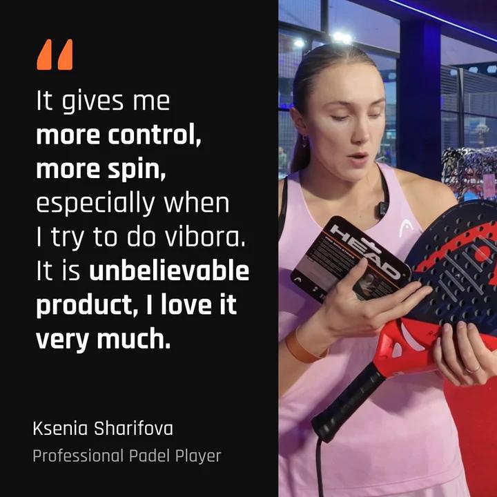 HEAD Pro Spin Strips Padel Rezztek Spin Enhancer Ultra-thin Lightweight 2g per Raket Tahan 50 Jam Customizable Mudah Dilepas - Ball, Bola - Gambar 2
