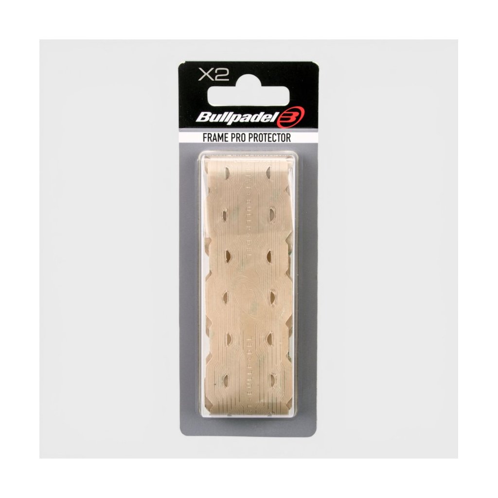Bullpadel Frame Pro Protector Raket Padel Anti Dent Anti Gores - Transparan Black Original isi 2 pcs pack - Gambar 3