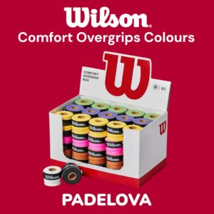 WILSON Comfort Smooth Overgrip Pilih Warna Padel Tennis Pickleball