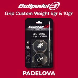 Bullpadel Grip Custom Weight 5 g dan 10 g Pengatur Balance Raket Padel