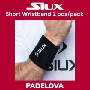 Siux Basic 26 Short Wristband Pendek 2 Pcs Padel Tennis Pickleball
