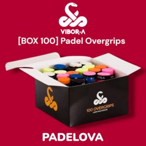 [BOX 100] VIBORA Smooth Overgrip Box 100 Pcs Mixed Colors Padel Tennis Pickle Ball VIBOR A VIBOR-A