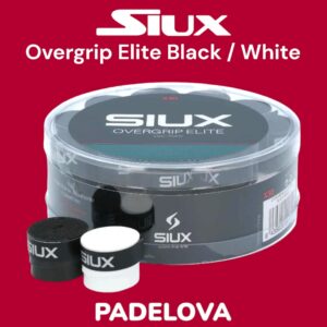 SIUX Elite Smooth Overgrip Hitam Putih Grip Raket Padel Premium